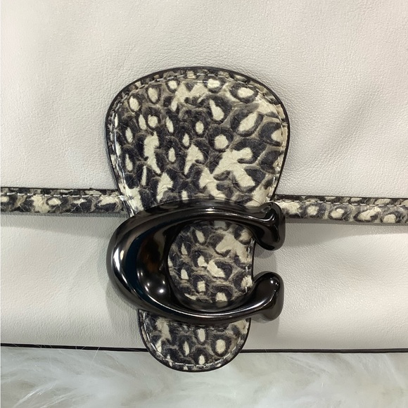COACH SOFT TABBY CROSSBODY SNAKESKIN DETAIL - Picture 7 of 16